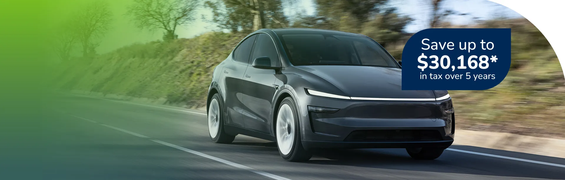 Electric car savings - Tesla Model Y