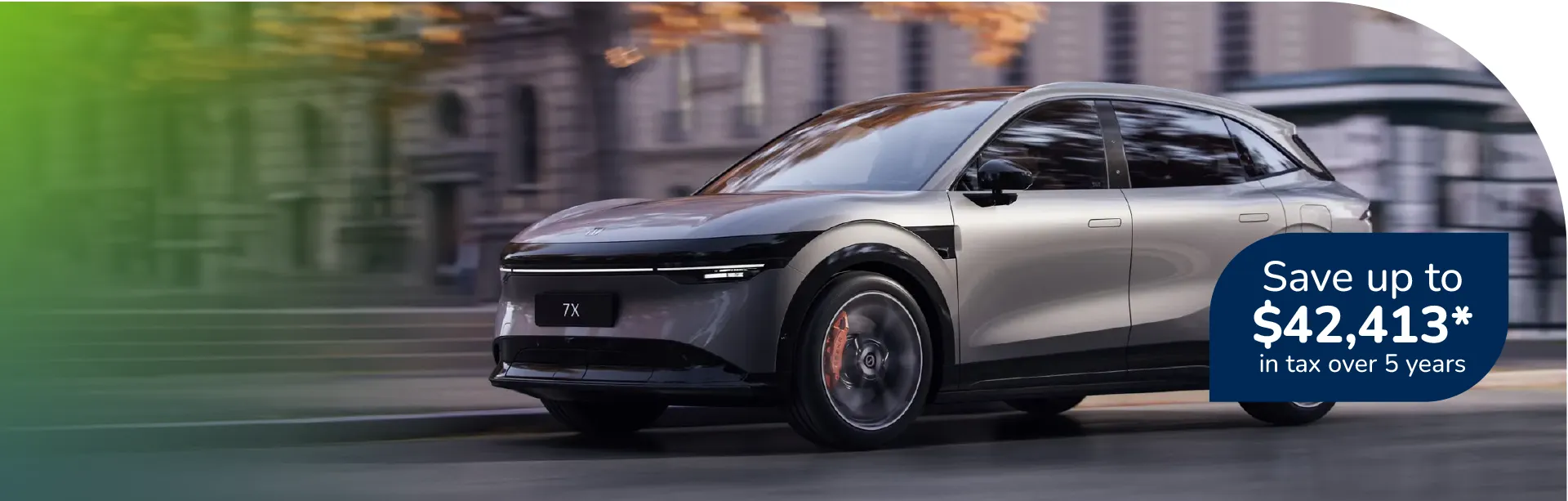 Electric car savings - Zeekr 7X
