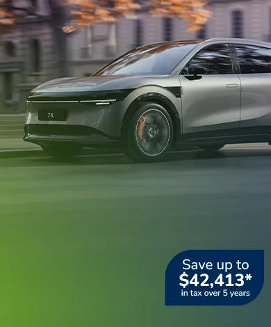Electric car savings - Zeekr 7X